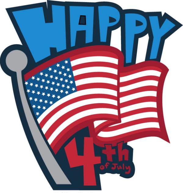 American Flag Clipart 4th of July